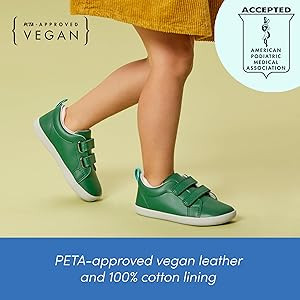 Ten Little Everyday Original Toddler Shoes - APMA-Approved Vegan Leather Kids Sneakers, 100% Cott... | Amazon (US)