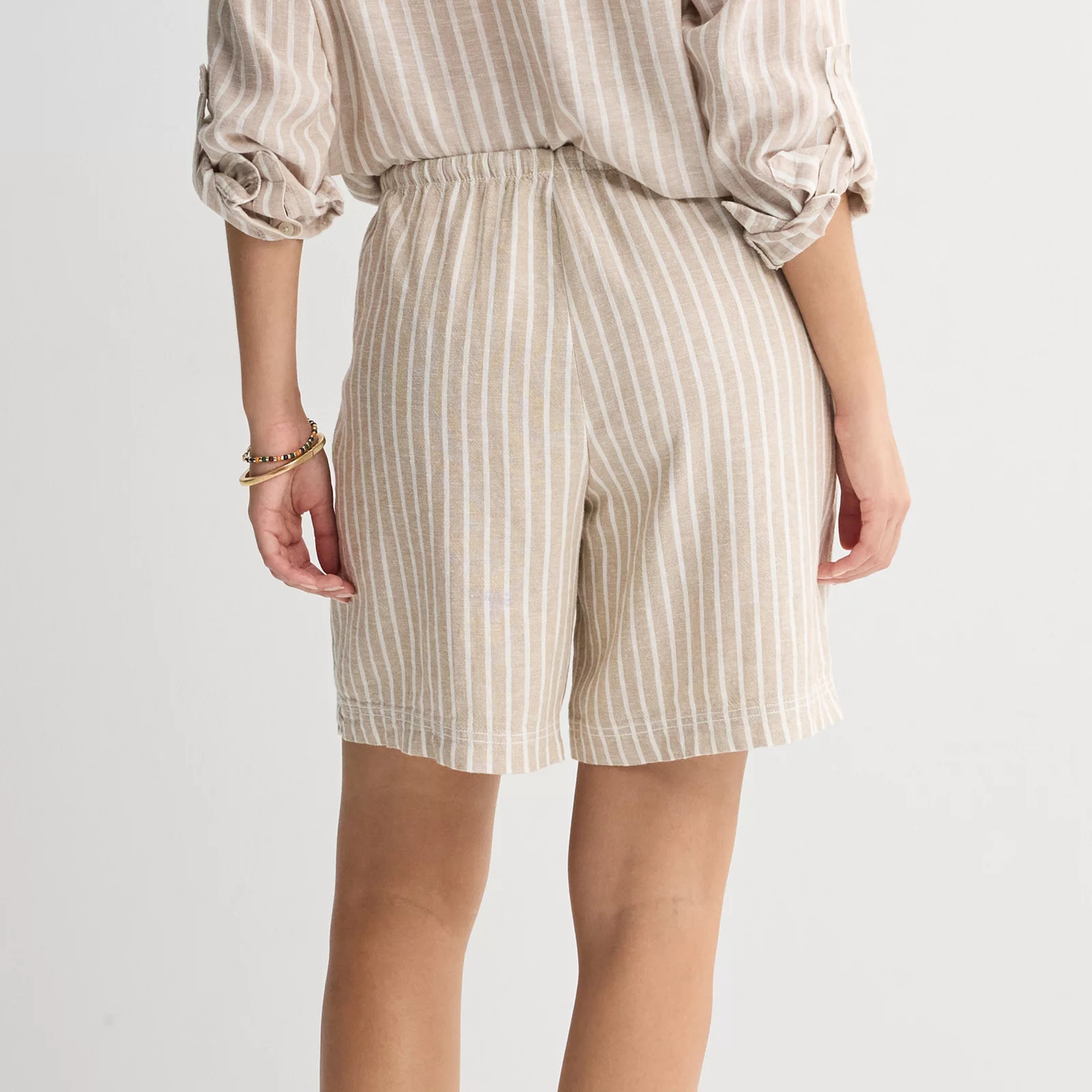 Women’s Sonoma Goods For Life® Mid Rise Linen Shorts | Kohl's
