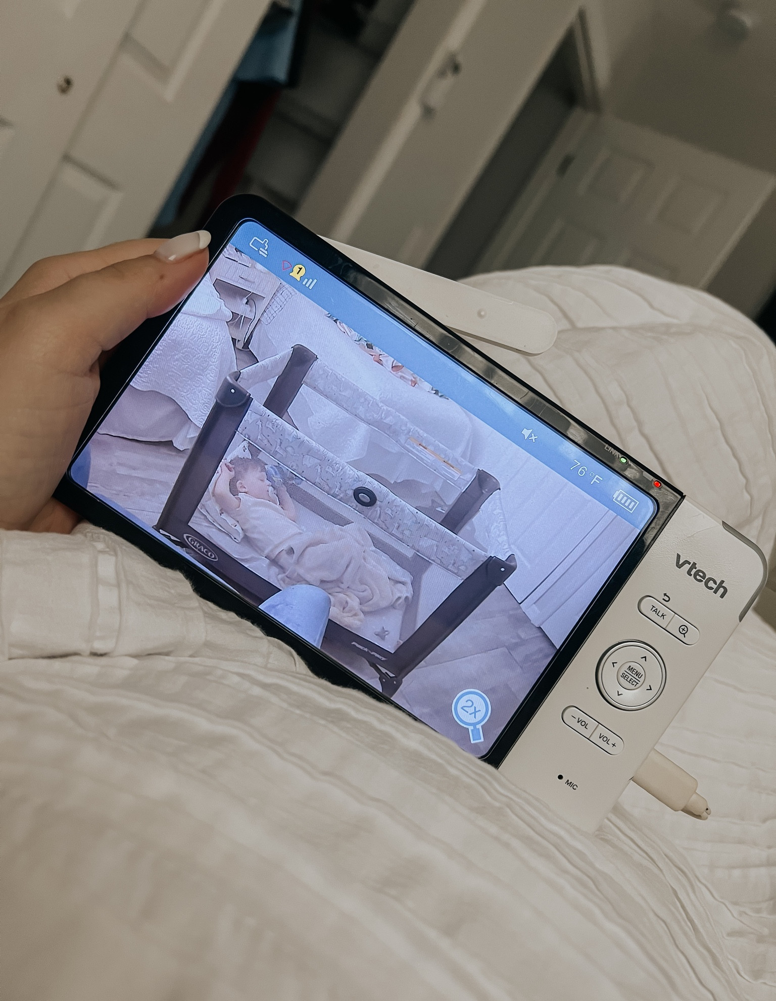 Loving our monitor and we always travel with it! I love the larger screen too! We also got this pack and play for travel and it has been the best - he sleeps so well!

#LTKbaby #LTKhome #LTKtravel