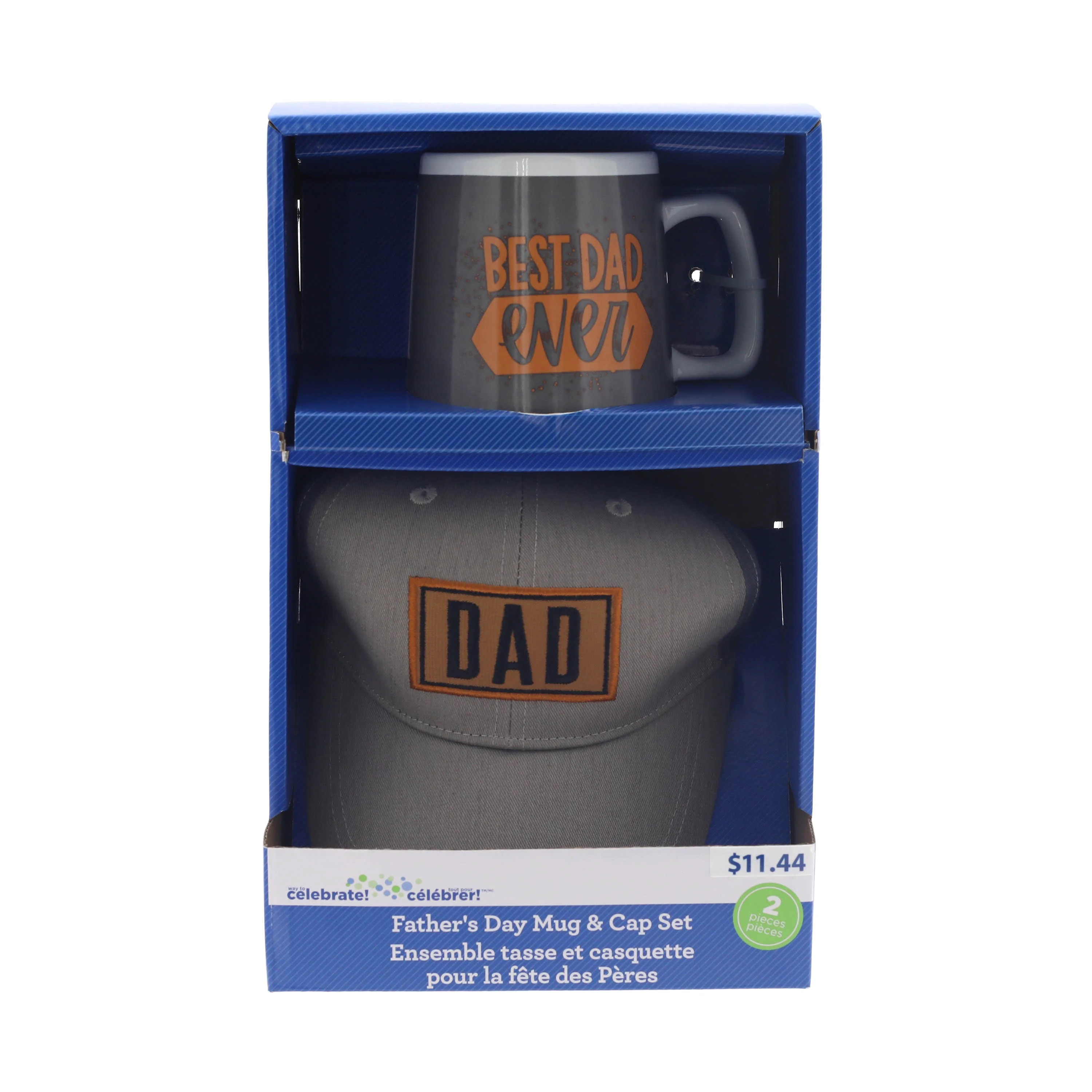 Way to Celebrate Father’s Day Mug and Cap Gift Set, Dad - Walmart.com | Walmart (US)