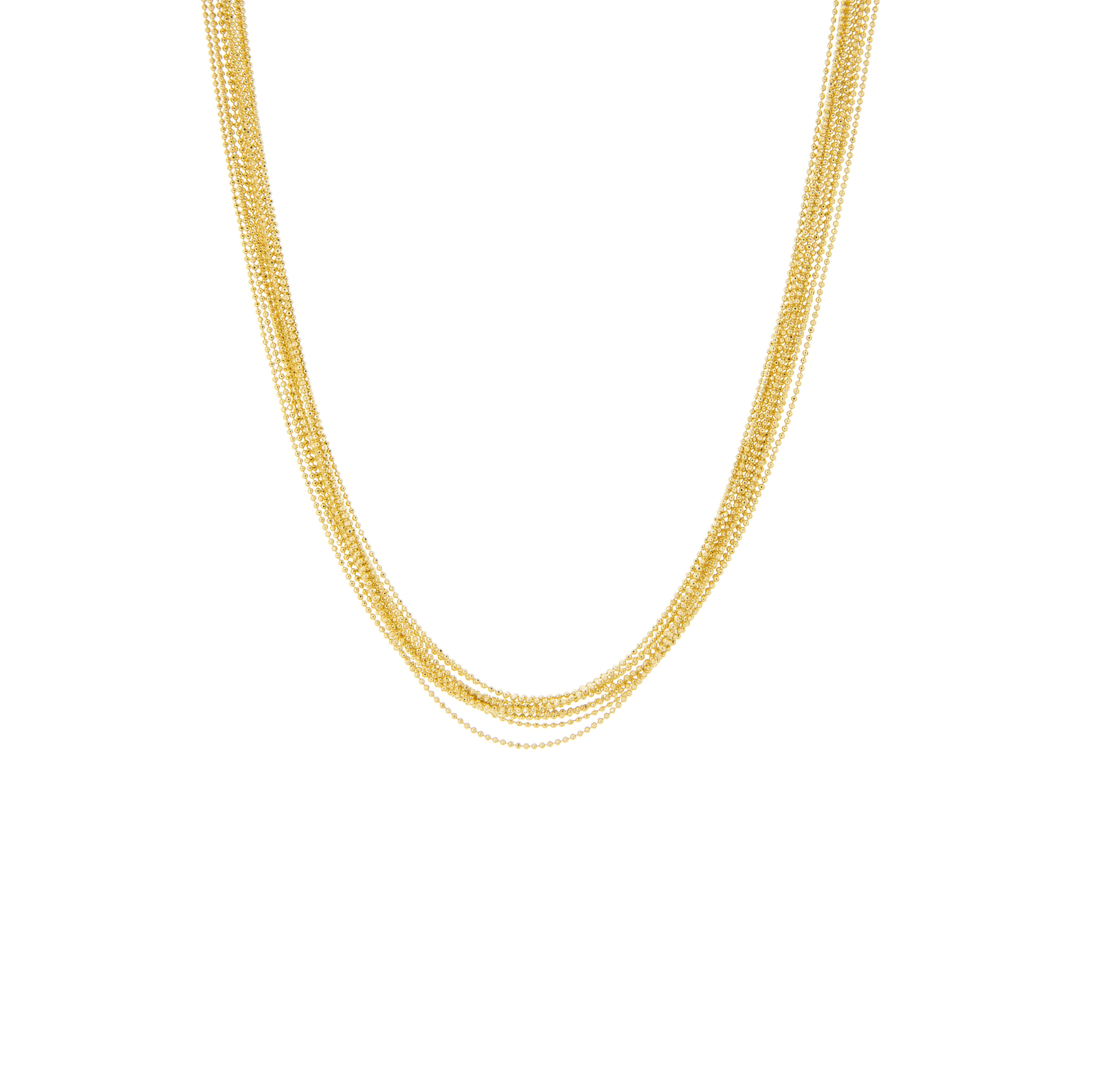 multi strand chain necklace | Marlyn Schiff