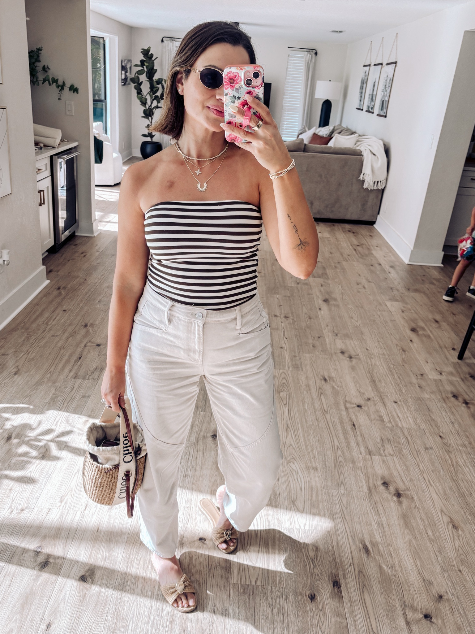 Stripes and neutrals for today’s outfit of the day! ☀️

#LTKootd #LTKdayinmylife #LTKgrwm