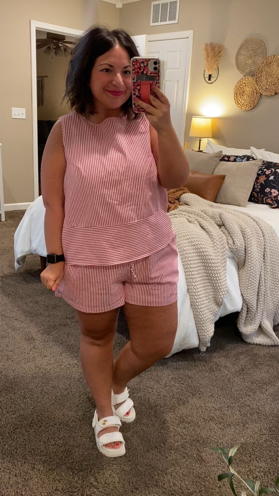 This two piece set from amazon will be perfect for summer + you can easily layer it with a cardigan or denim jacket to start wearing it sooner!

sandals: fit true to size // wearing a 5
set: fits true to size // wearing a large 

 

#LTKMidsize #LTKFindsUnder50 #LTKStyleTip