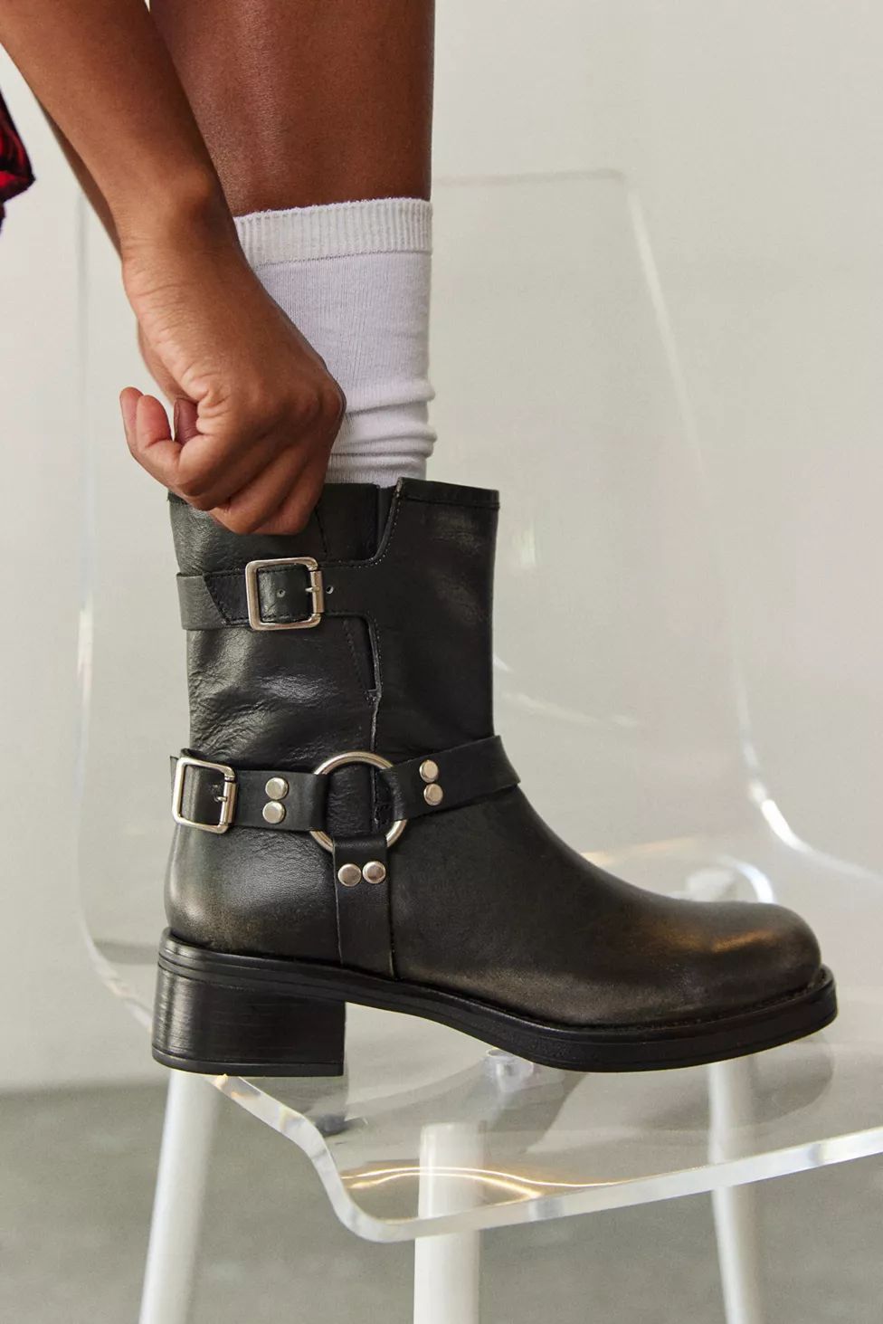 Steve Madden Brixton Moto Boot | Urban Outfitters (US and RoW)