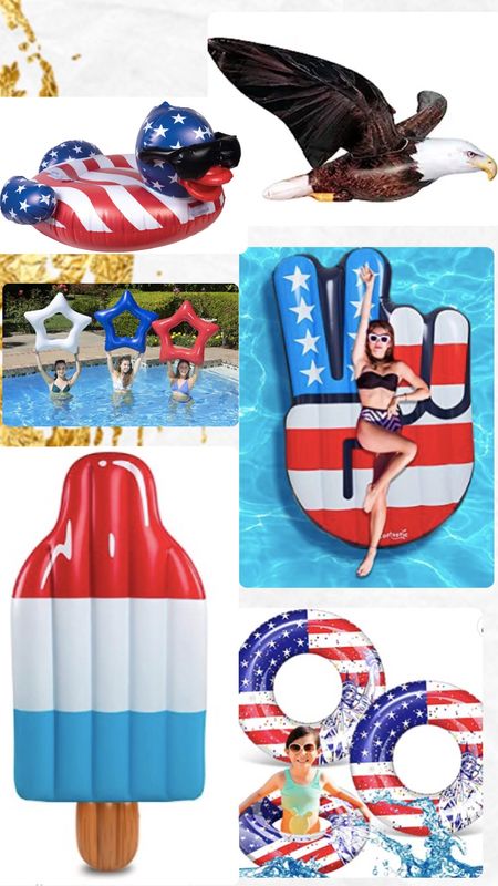 Be ready to have all of the kids over & officially be the fun house to hang out by stocking the pool with these floats for the summer. Hook up a rope to them and you can use them with the boat to while anchored!

#LTKSeasonal #LTKFind #LTKhome