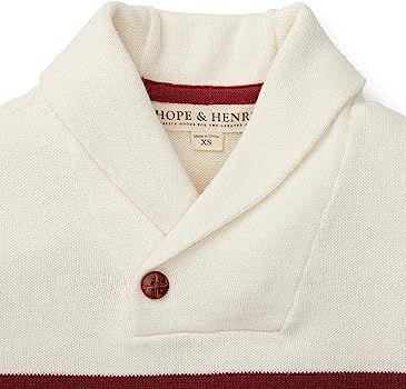 Hope & Henry Boys' Long Sleeve Shawl Collar Sweater | Amazon (US)