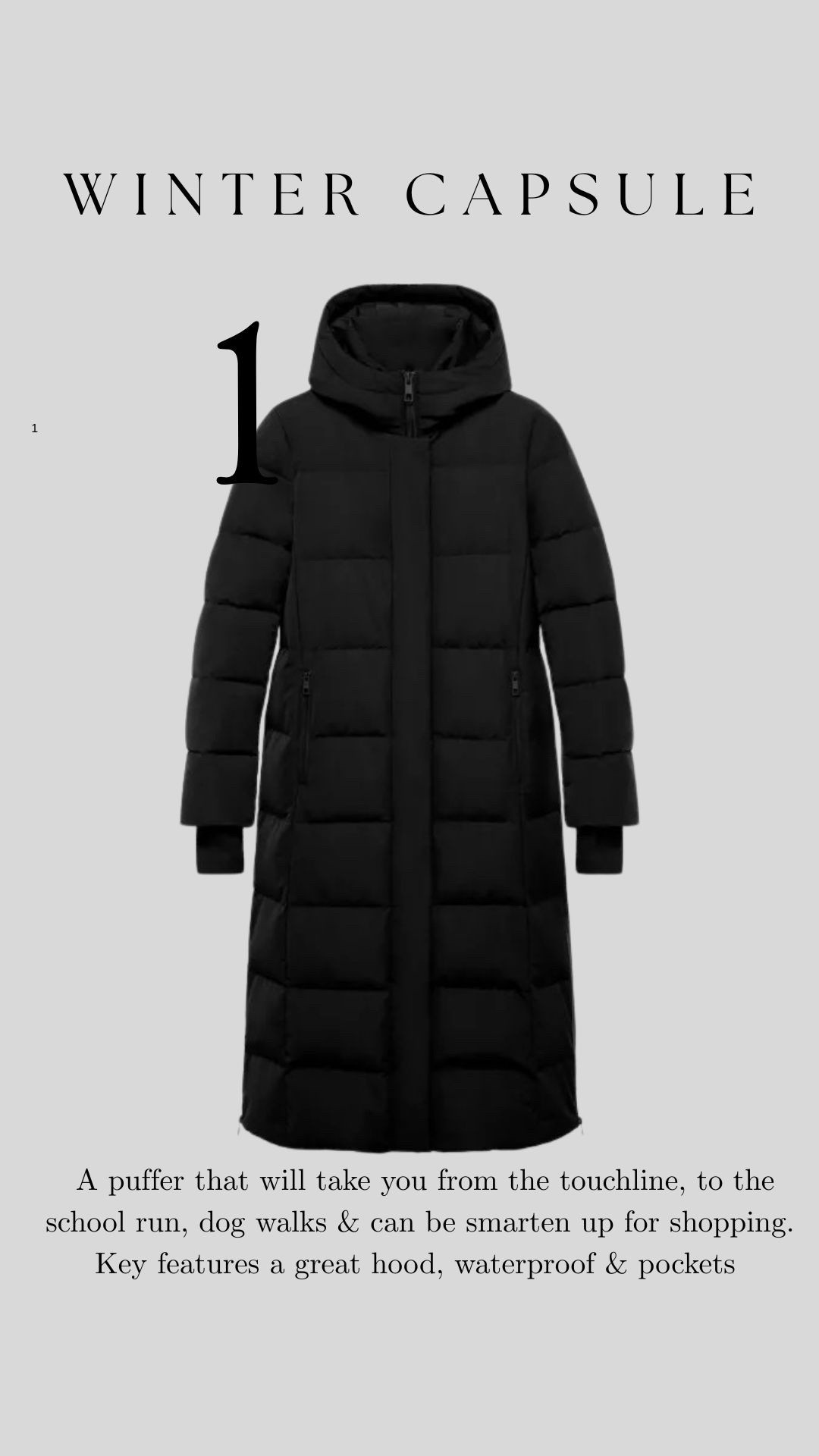 Winter Capsule - the puffer coat 

#LTKstyletip #LTKwinter