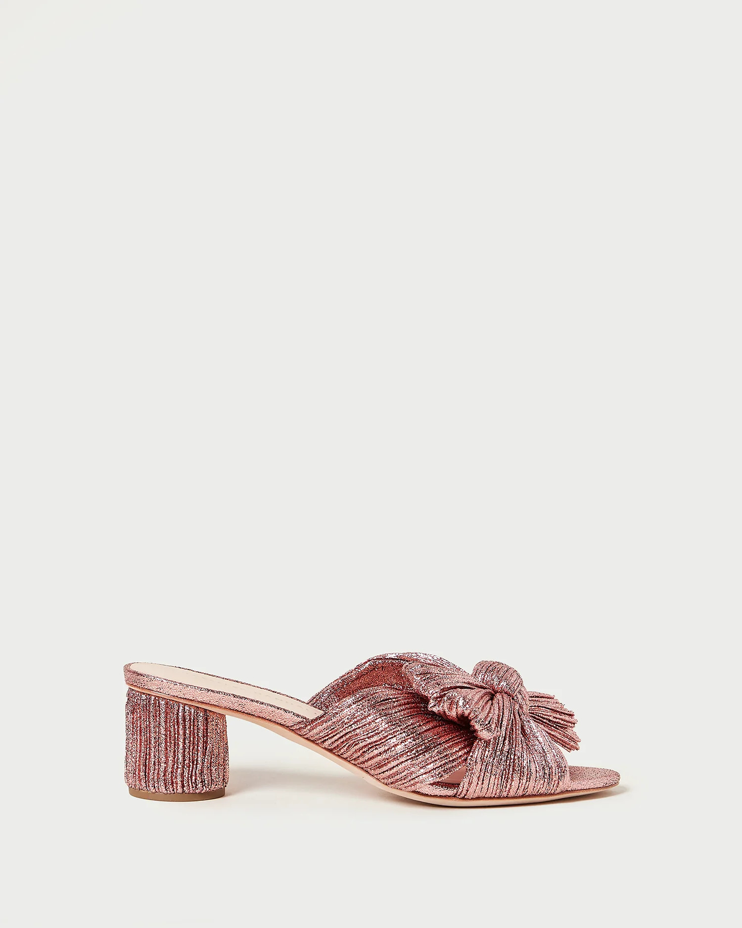 Emilia Rose Pleated Bow Heel | Loeffler Randall