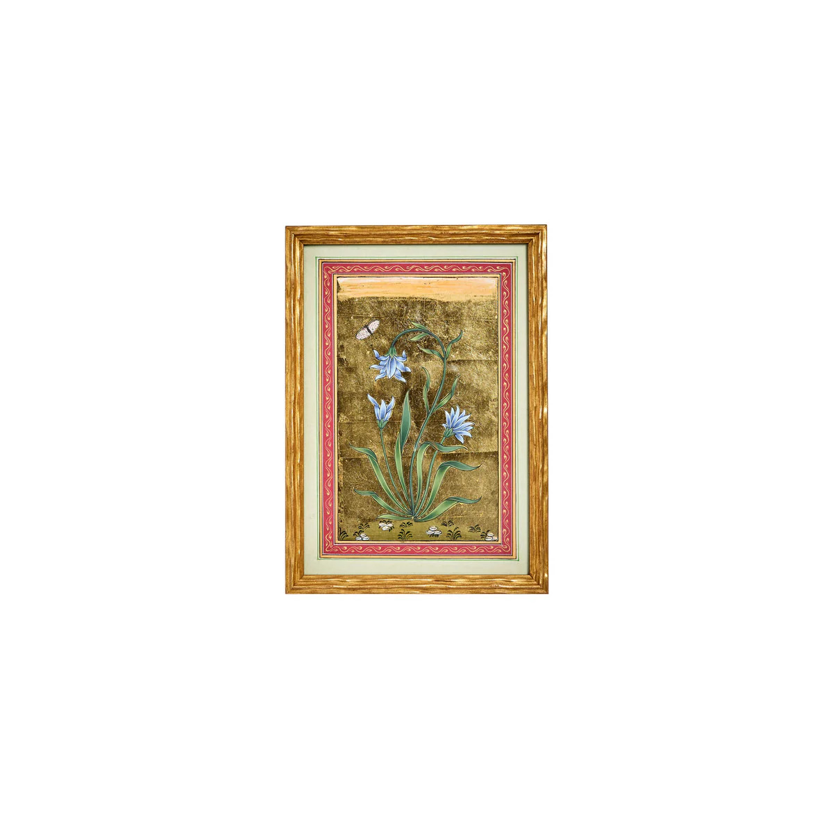 Hand-Painted Mini Mughal Indian Floral Paintings | Noel Pittman