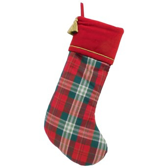 Holiday Living 19-in Multiple Colors Plaid Christmas Stocking Lowes.com | Lowe's