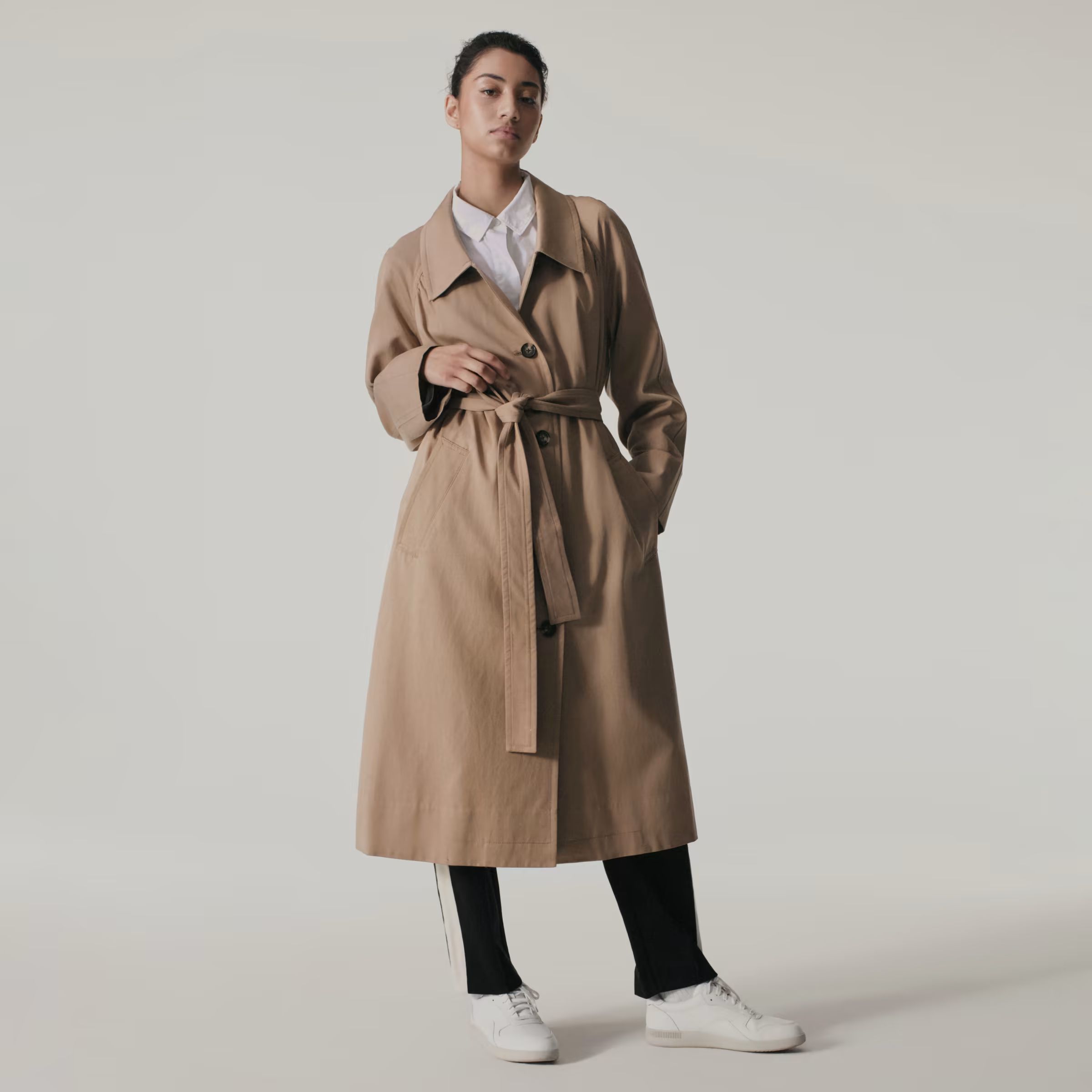 The Gathered Drape Trench | Everlane