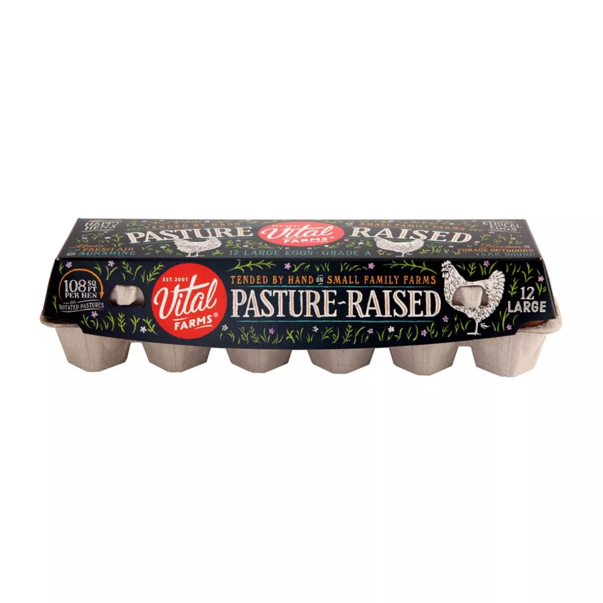 Vital Farms Pasture-Raised Grade A Large Eggs - 12ct | Target