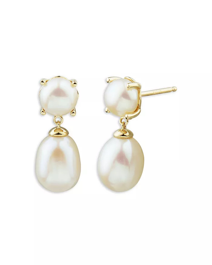 Cultured Freshwater Pearl Drop Earrings in 14K Yellow Gold - 100% Exclusive | Bloomingdale's (US)