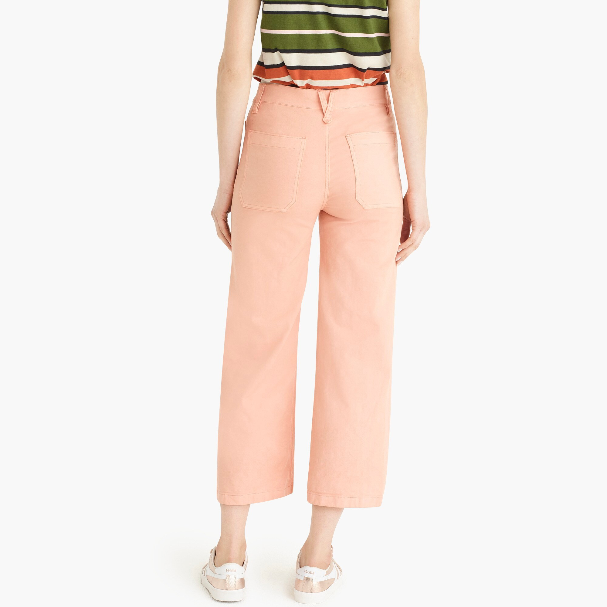 Point Sur washed wide-leg crop pant | J. Crew US