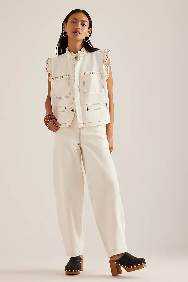 Seventy + Mochi Mia High-Rise Barrel Jeans | Anthropologie (UK)