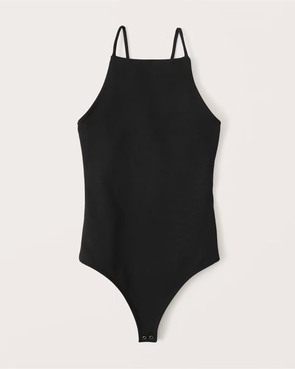 Double-Layered Seamless Fabric Boatneck Bodysuit | Abercrombie & Fitch (US)