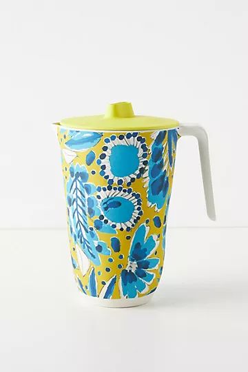 Vera for Anthropologie Periwinkle Bamboo Melamine Pitcher | Anthropologie (US)