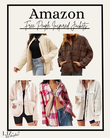 The Free People versions of these jackets are definitely on the spendier side of our budgets, but thankfully, there are a few Amazon lookalikes for the popular jacket from Free People to choose from! Shop these Free People jackets look a like from Amazon here to layer a fall outfit or to keep warm while you travel. 

#amazon #freepeople #falloutfit #workoutfit #traveloutfit






#LTKtravel #LTKworkwear #LTKSeasonal