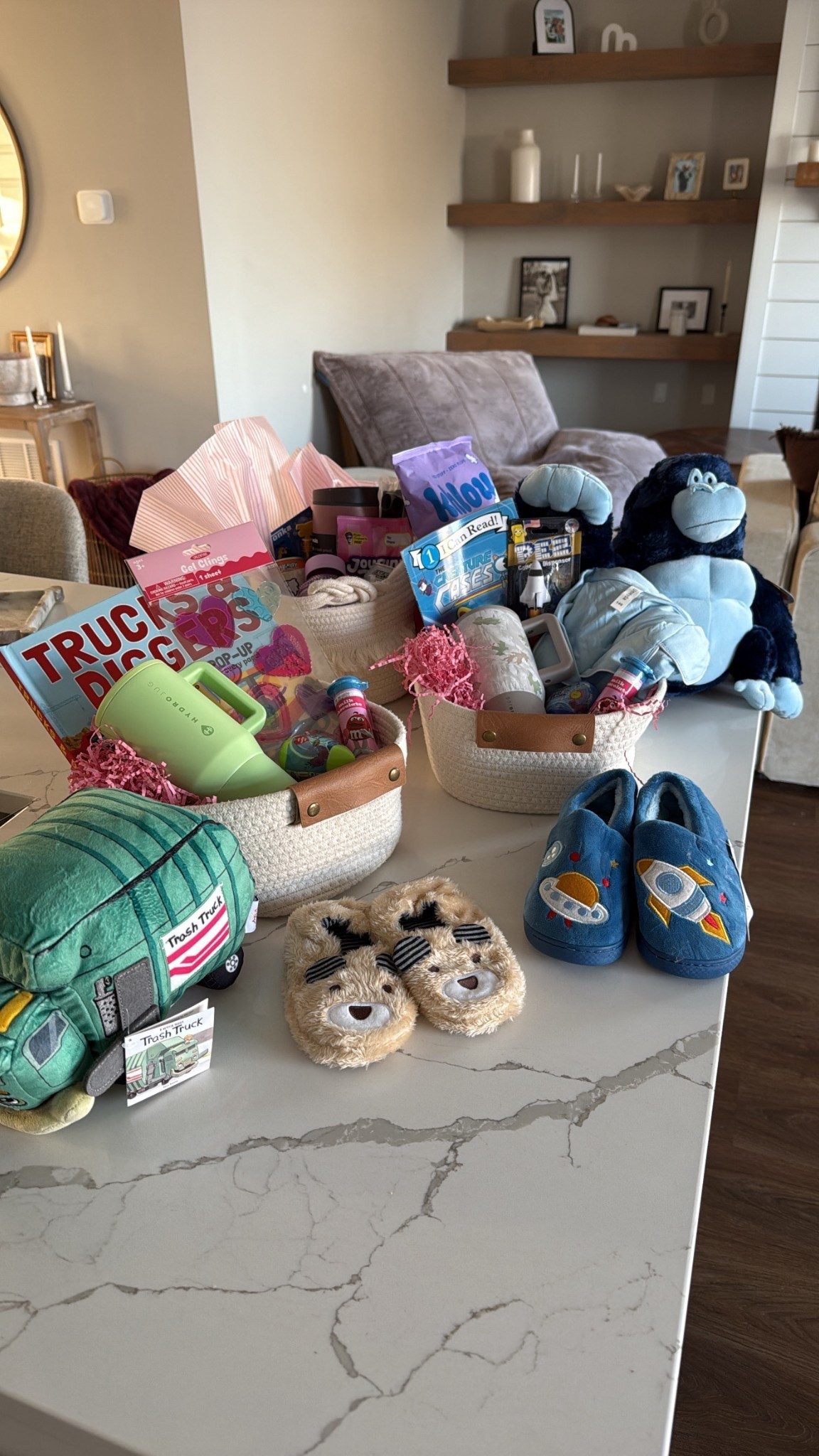 Valentine’s Day baskets for my boys 🩷
Walkie is obsessed with trash truck & this stuffed animal is so soft! 
Easty loves these Amazon Jammie’s & slippers 
They love their hydrojugs
Also linking what I could from my husbands basket 


#LTKKids