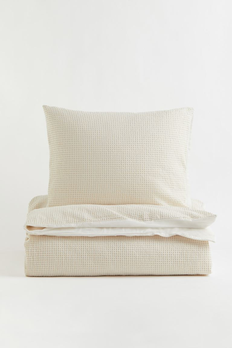 Waffled Twin Duvet Cover | H&M (US + CA)
