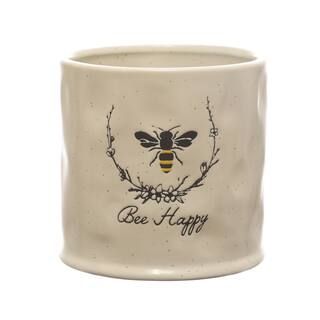 5" Bee Happy Ceramic Container by Ashland® | Michaels Stores