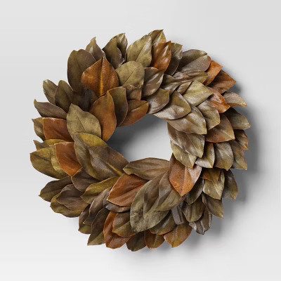 Preserved Magnolia Wreath - Threshold™ | Target