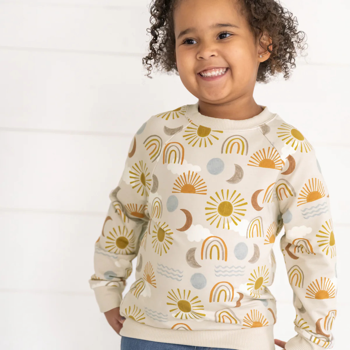 Desert Sunrise Crewneck Sweatshirt | Little Sleepies