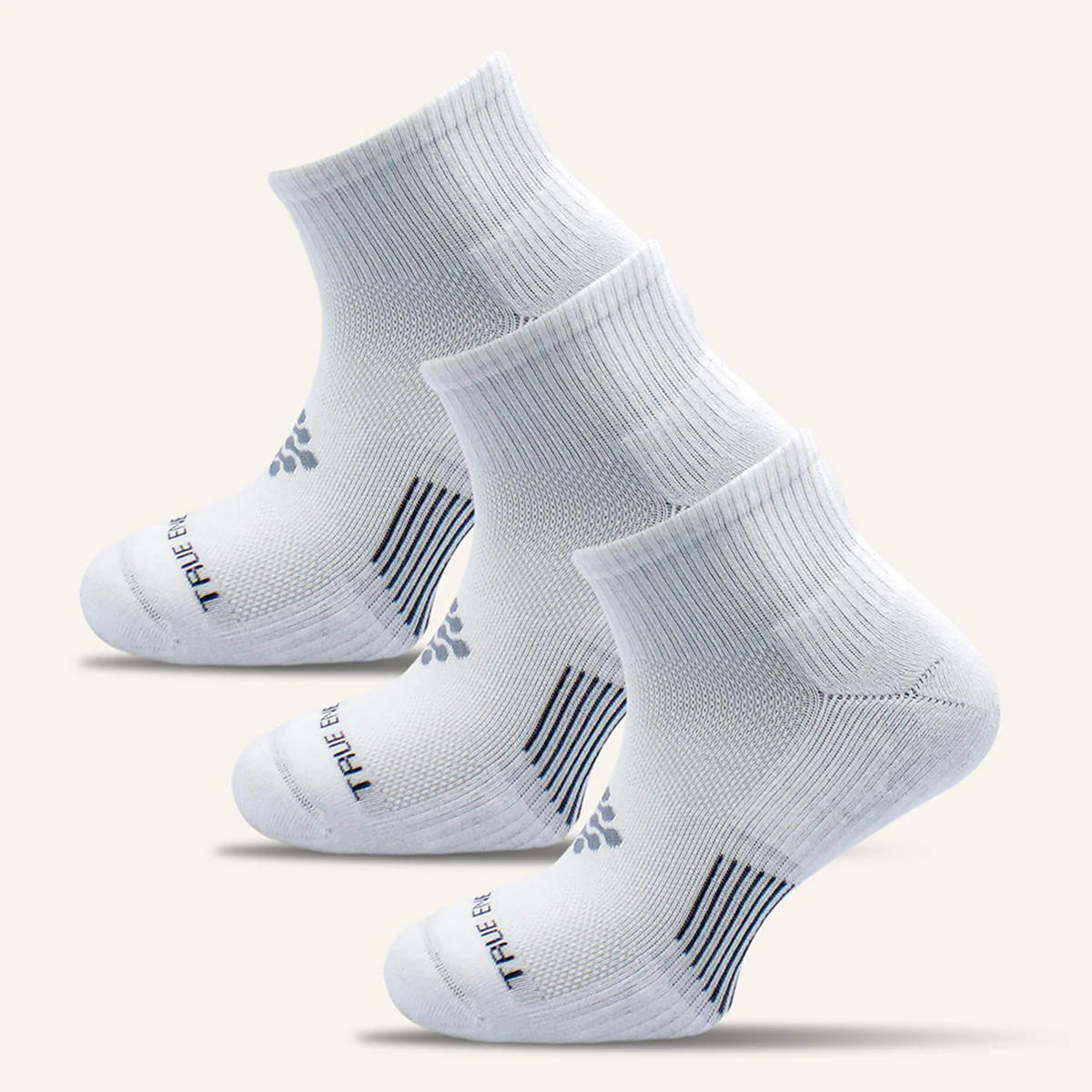 Women's Athletic Quarter Socks- 3 Pair | TRUEENERGY Socks
