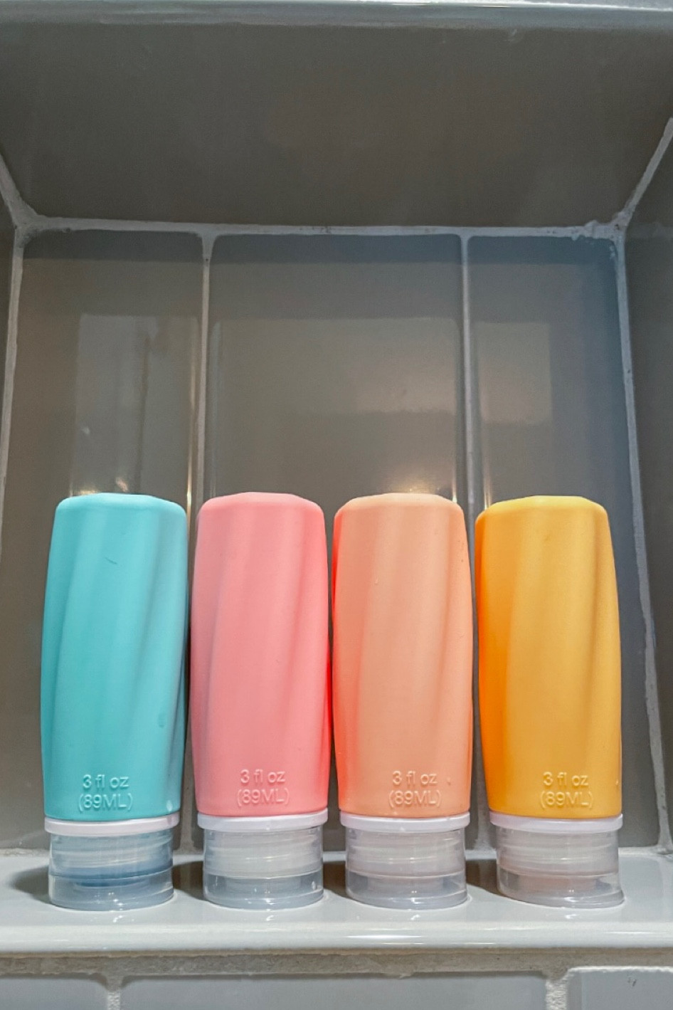 3OZ Travel Size Bottles for Toiletries, they are definitely leak proof  containers😉

#LTKSeasonal #LTKtravel #LTKfamily