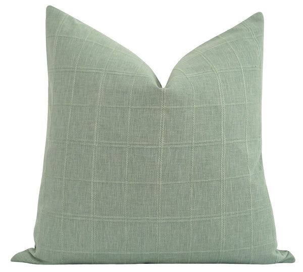 Beaufort Wintergreen Plaid Pillow | Land of Pillows
