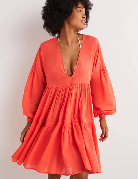 Relaxed Tiered Beach Dress | Boden (US)