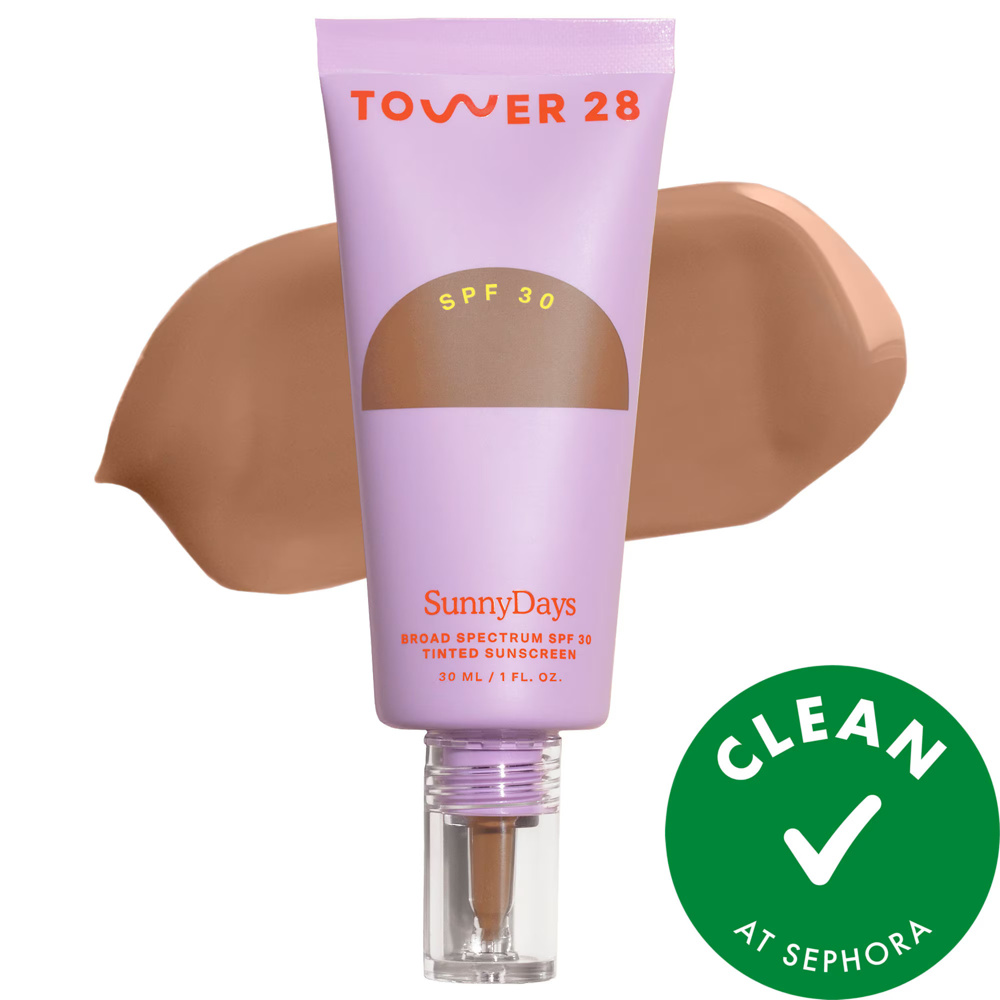 Tower 28 Beauty SunnyDays SPF 30 Tinted Sunscreen Foundation 45 Silver Lake 1 oz/ 30 mL | Sephora (US)
