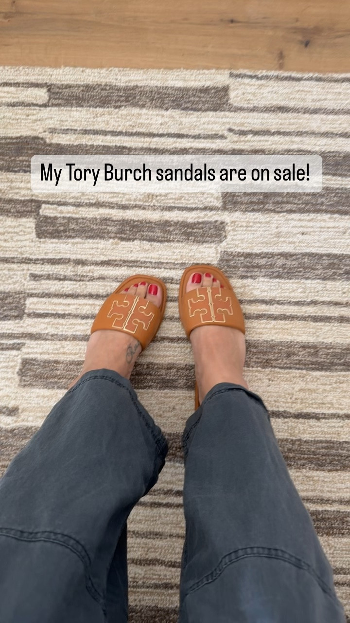 My Tory Burch sandals are on sale! Were $198/ now $119! They fit tts  

#LTKsalealert #LTKmidsize #LTKshoecrush