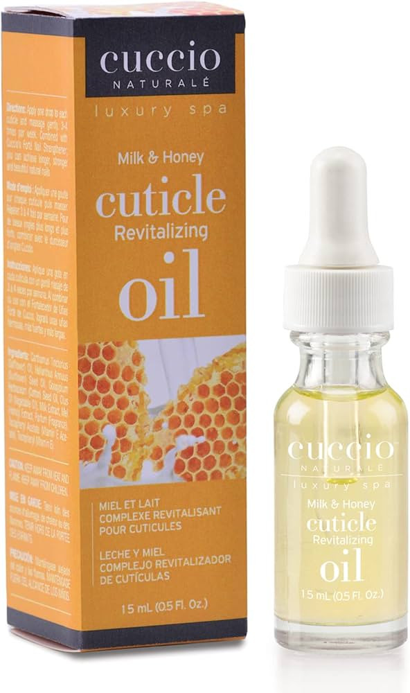Cuccio Naturale Revitalizing Cuticle Oil - Hydrating Oil For Repaired Cuticles Overnight - Remedy... | Amazon (US)