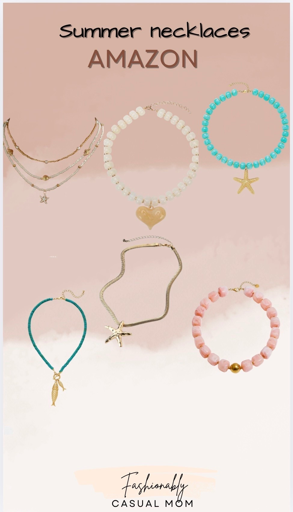 Summer necklace
Beads are trending

#LTKgrwm #LTKootd #LTKSeasonal