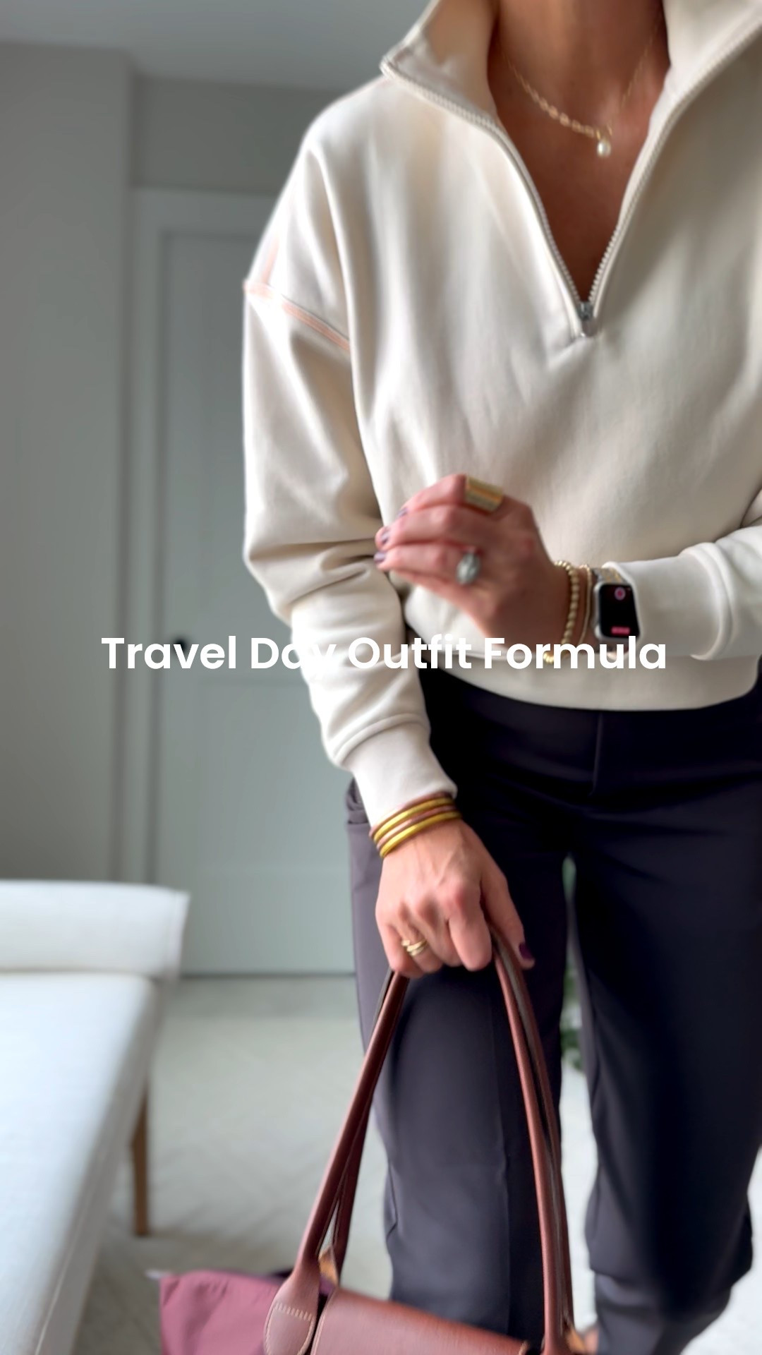 Travel day outfits are tricky — you want comfort without sacrificing style. These joggers are the piece I’ll be living in for our Colorado trip, and here’s why:

✔️ Stretch waistband → perfectly comfy & figure-flattering for sitting on the plane or in the car.
✔️ Lightweight fabric → works for fluctuating temps (hello, mountain mornings + warm afternoons).
✔️ Versatility → the real reason they’re a capsule must-have:
	•	✈️ Travel Day: styled with a quarter-zip, sneakers, and a tote for easy, polished comfort.
	•	🥾 Hiking: paired with trail sneakers + a lightweight jacket.
	•	🍷 Dinner Out: dressed up with ballet flats, a cashmere sweater, and a scarf.

I’m 5’10” and wearing my true size 6 Tall. They fit beautifully — no pinching, no sagging, just effortless style you’ll keep reaching for.

✨ Linking everything here so you can recreate this look and see just how versatile a single pair of joggers can be.


#LTKStyleTip #LTKTravel #LTKOver40