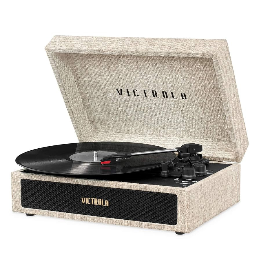 Victrola Parker – 3-Speed Bluetooth Suitcase Turntable with Built-In Stereo Speakers, Aux-In, R... | Amazon (US)