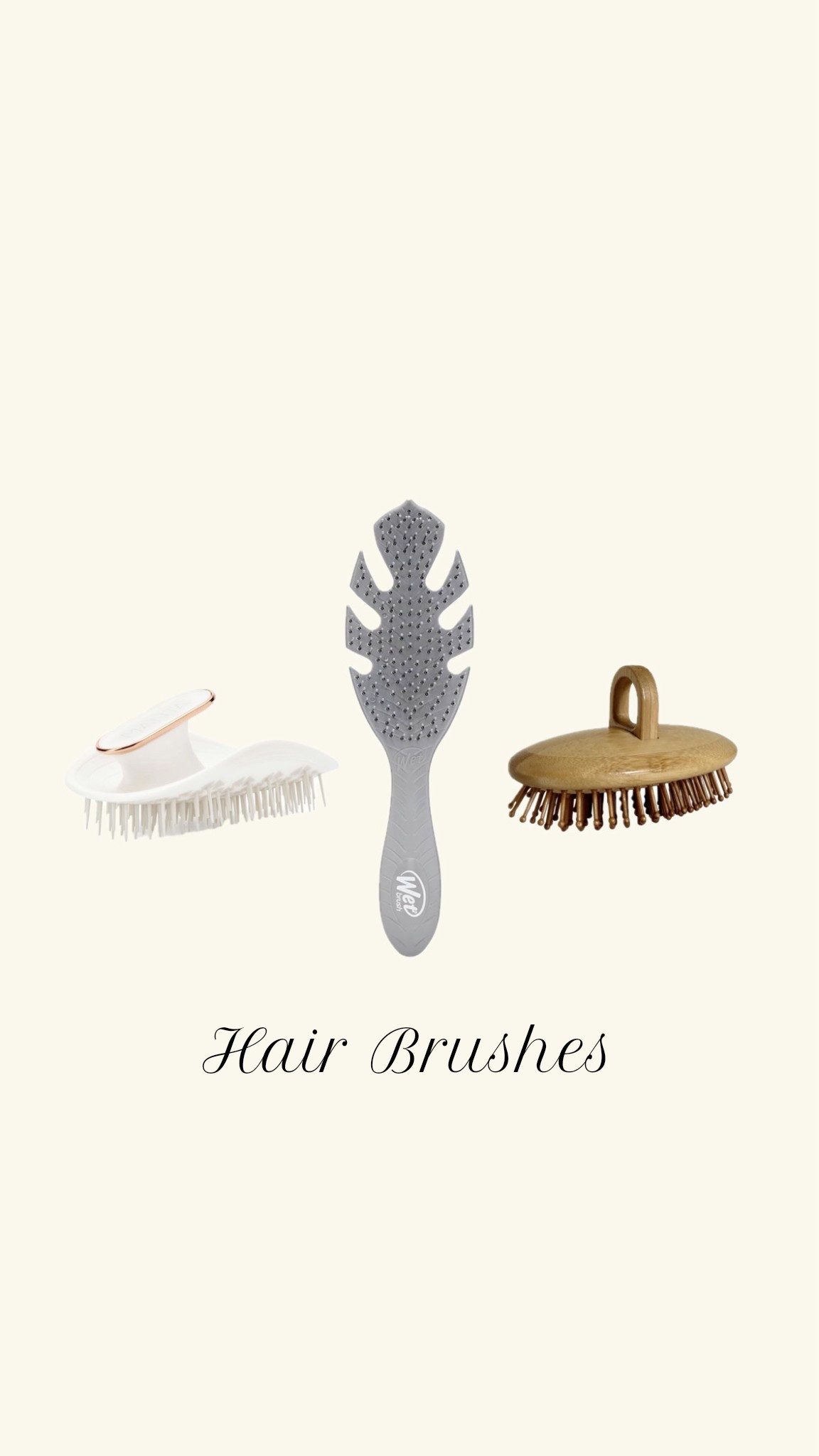 Hair brushes I’m using. The Manta brush I use on wet hair (very so gentle to detangle), the Wet Brush on dry hair and the CELUI brush as a scalp massager to help stimulate growth and thickness. 

#LTKBeauty
