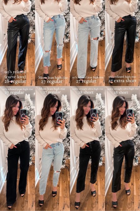 25% off + extra 15% off Abercrombie with code CYBERAF
Breakdown of denim sizing and showing how they fit. The ankle straight jeans and 90’s straight jeans are two of my favorites!

#LTKstyletip #LTKCyberWeek #LTKfindsunder100