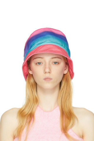 AGR - Multicolor Denim Bucket Hat | SSENSE