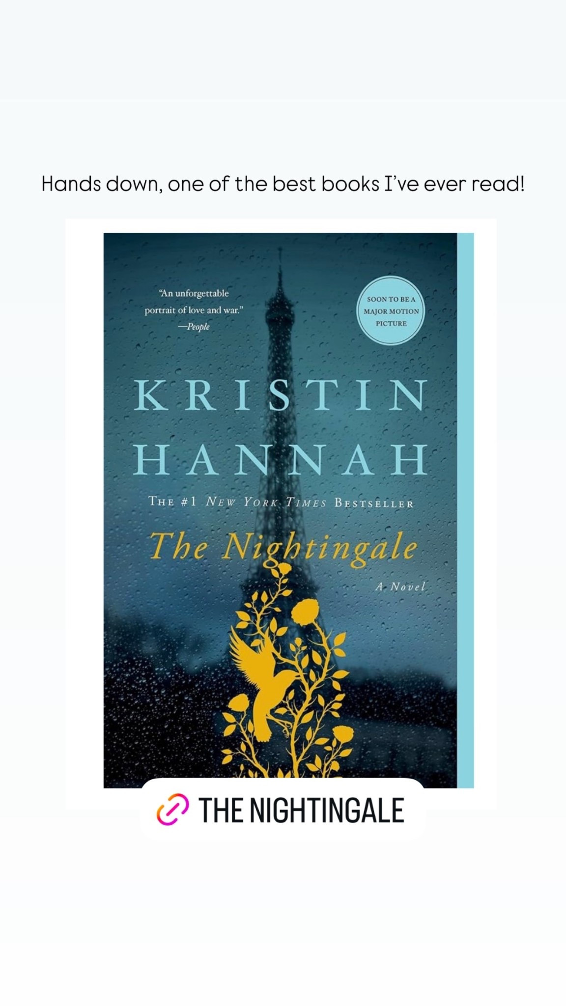 Hands down, one of the best books I’ve ever read!