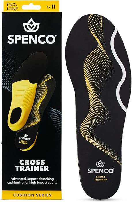 Spenco Polysorb Cross Trainer Athletic Cushioning Arch Support Shoe Insoles, Women's 7-8.5/Men's ... | Amazon (US)
