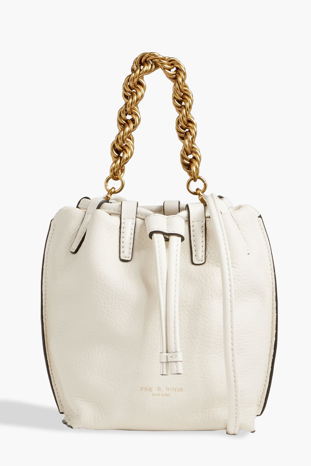 Dayton mini pebbled-leather bucket bag | The Outnet (US and CA)