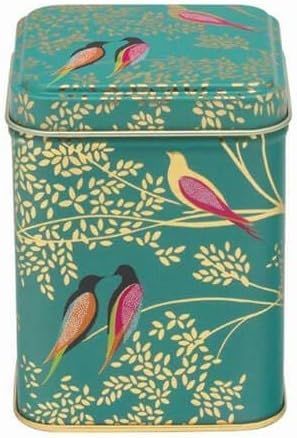Sara Miller Birds Green Square Tin | Amazon (UK)