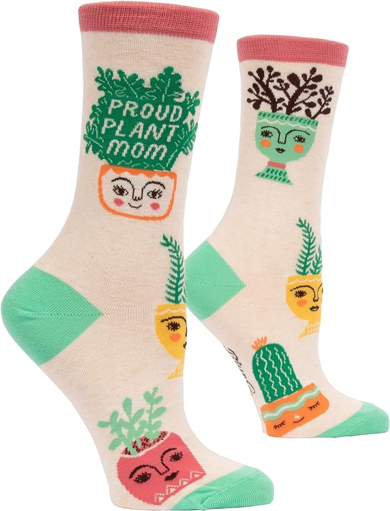 Blue Q Women's Novelty Crew Socks (fit women's shoe size 5-10) | Amazon (US)