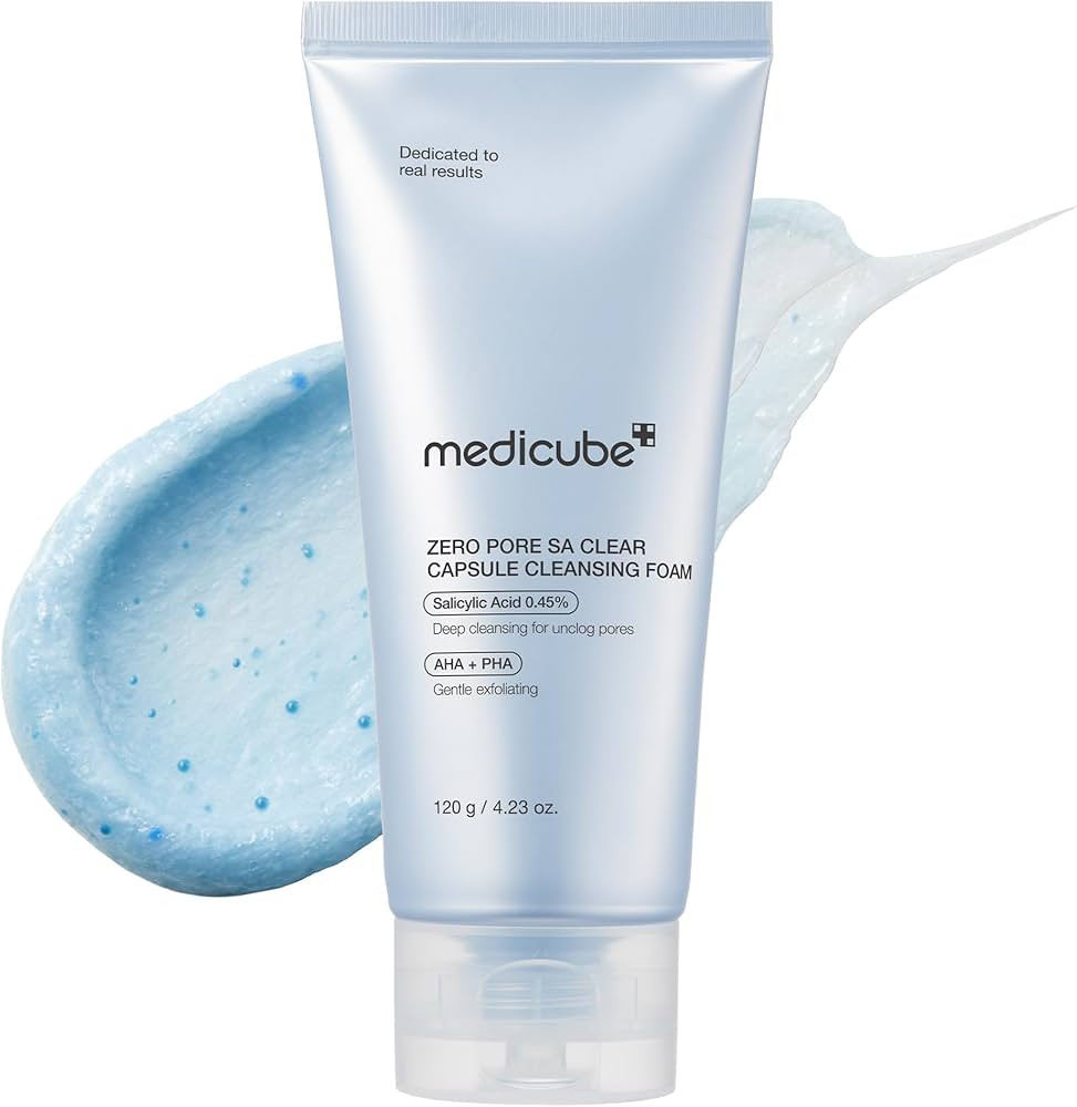 medicube Zero Pore Clear Blue Capsule Facial Deep Cleanser for Skin Texture, Blackhead & Pore Car... | Amazon (US)