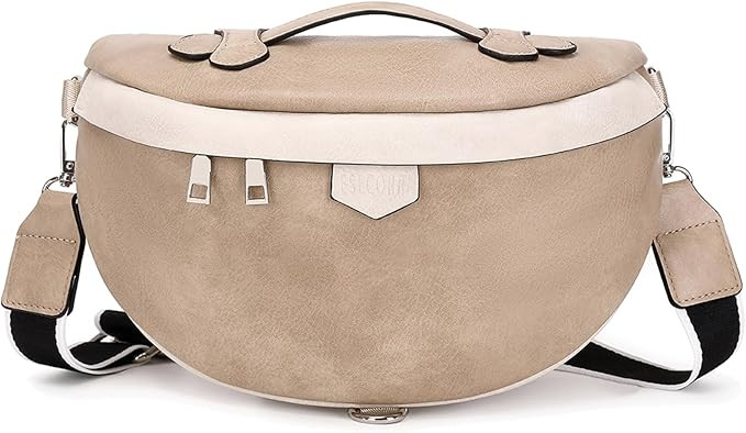 Eslcorri Crossbody Bags for Women - Fashion Sling Purse Shoulder Bag Fanny Pack Leather Causal Ch... | Amazon (US)