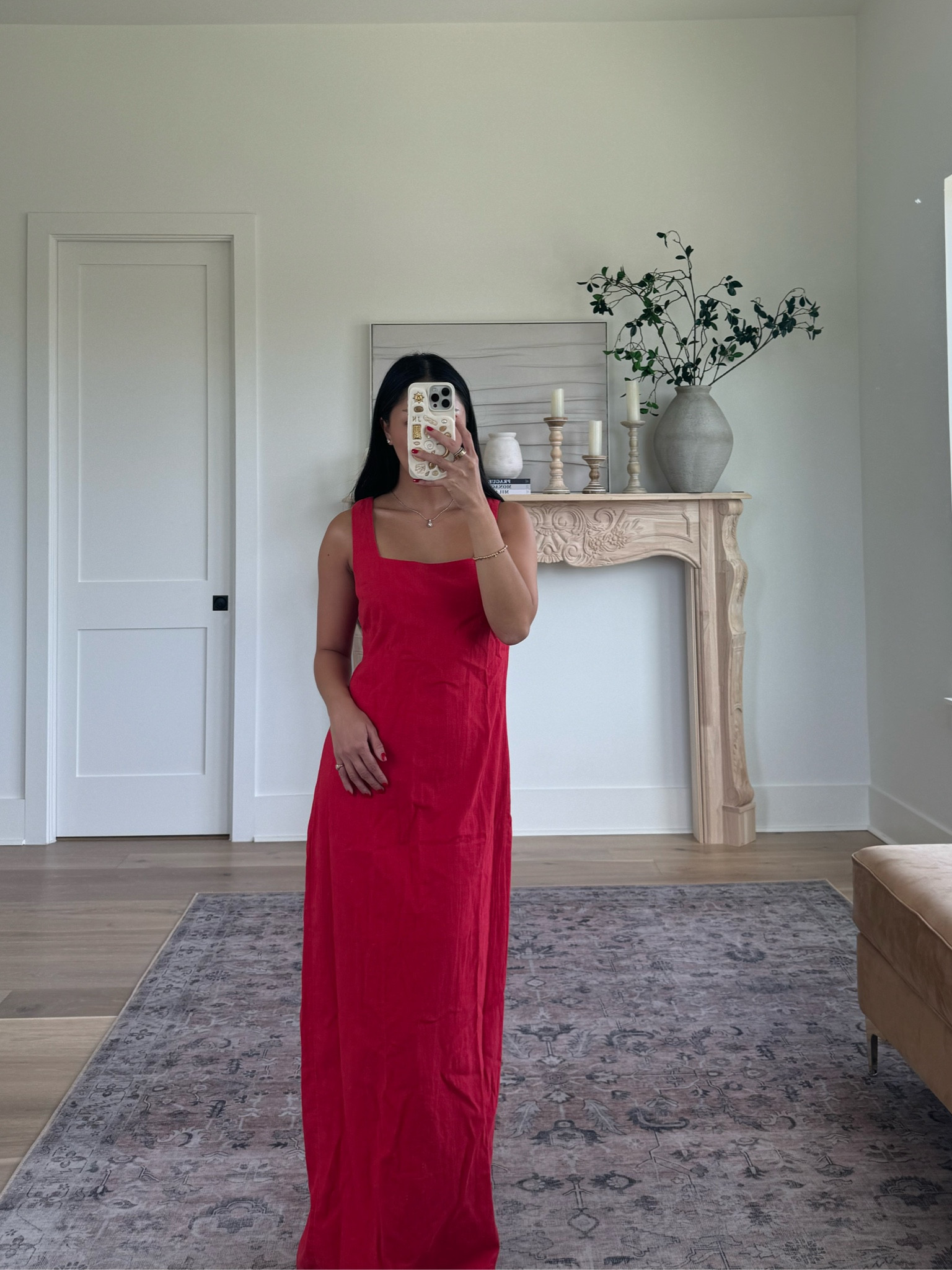 Abercrombie New Arrivals - Red Linen Maxi Dress! Red this summer >> 

Size — XS Regular 

#LTKStyleTip #LTKBeauty 

#LTKSeasonal