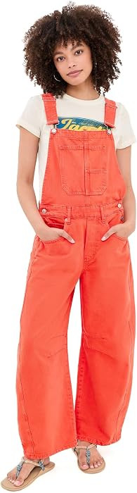 Free People Women's Good Luck Overalls | Amazon (US)