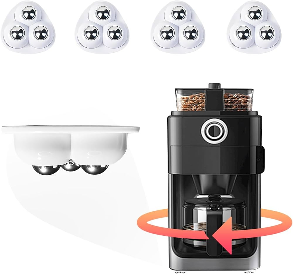 Appliance Casters - Furniture Sliders & Appliance Rollers for Kitchen, Coffee Machine, Blender, O... | Amazon (US)